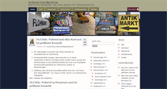Desktop Screenshot of blog.auktion-und-recht.de